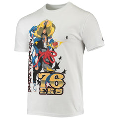 Philadelphia 76ers NBA x McFlyy Identify Artist Series T-Shirt White - NBA
