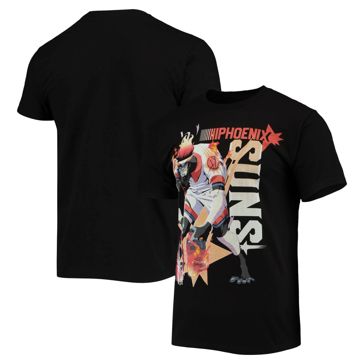 Phoenix Suns NBA x McFlyy Identify Artist Series T-Shirt Black - NBA