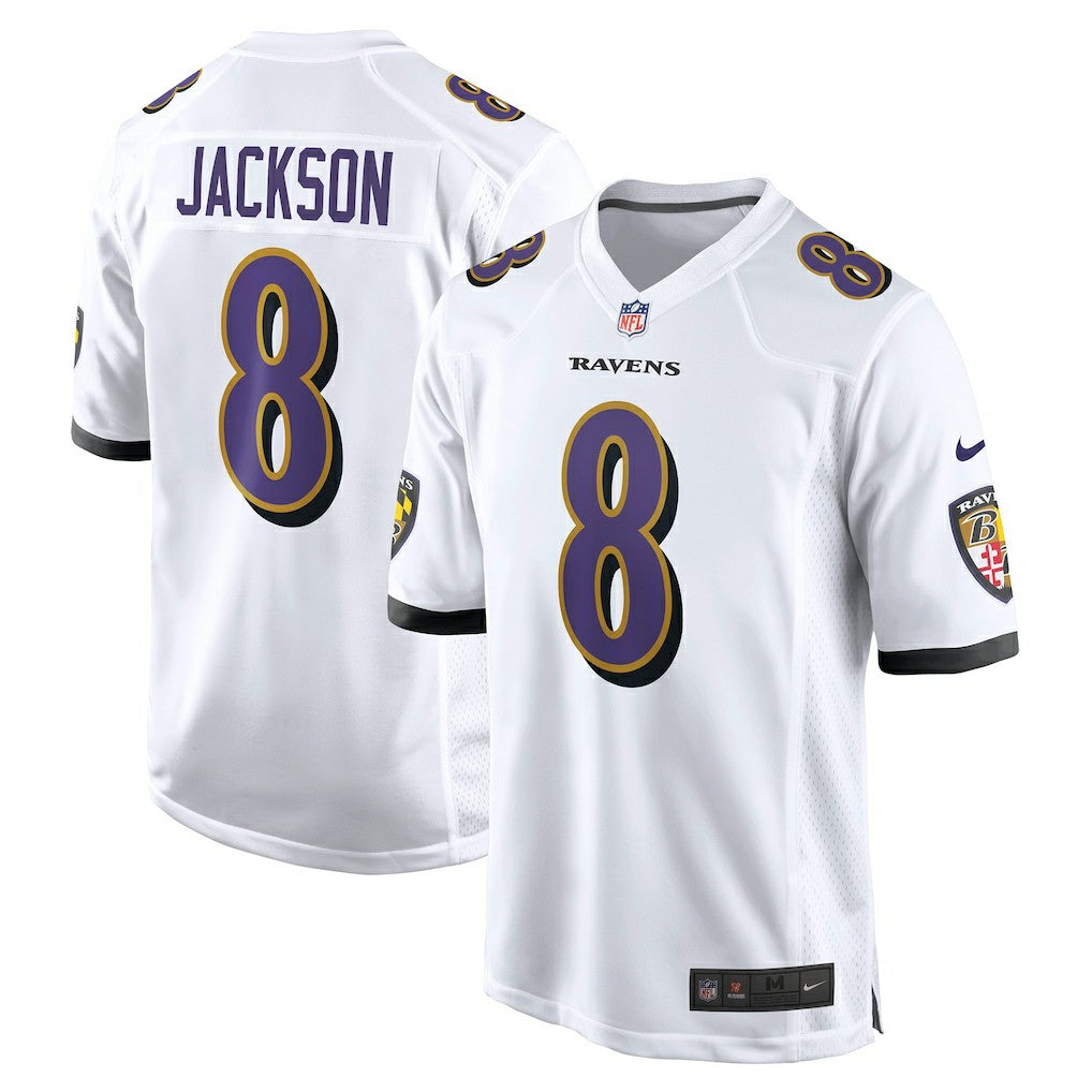Lamar Jackson Baltimore Ravens Game Jersey White | Nike for Sale