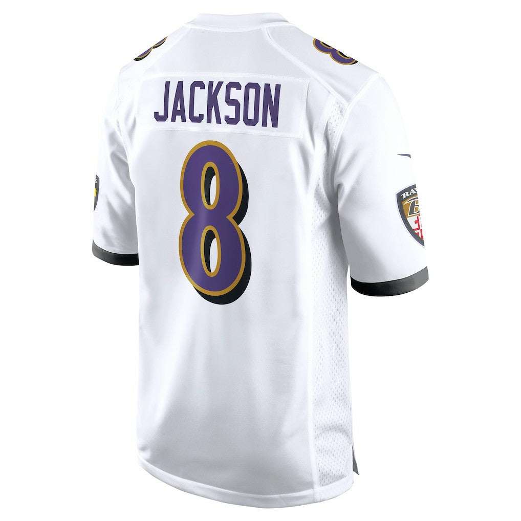 Lamar Jackson Baltimore Ravens Game Jersey White | Nike for Sale
