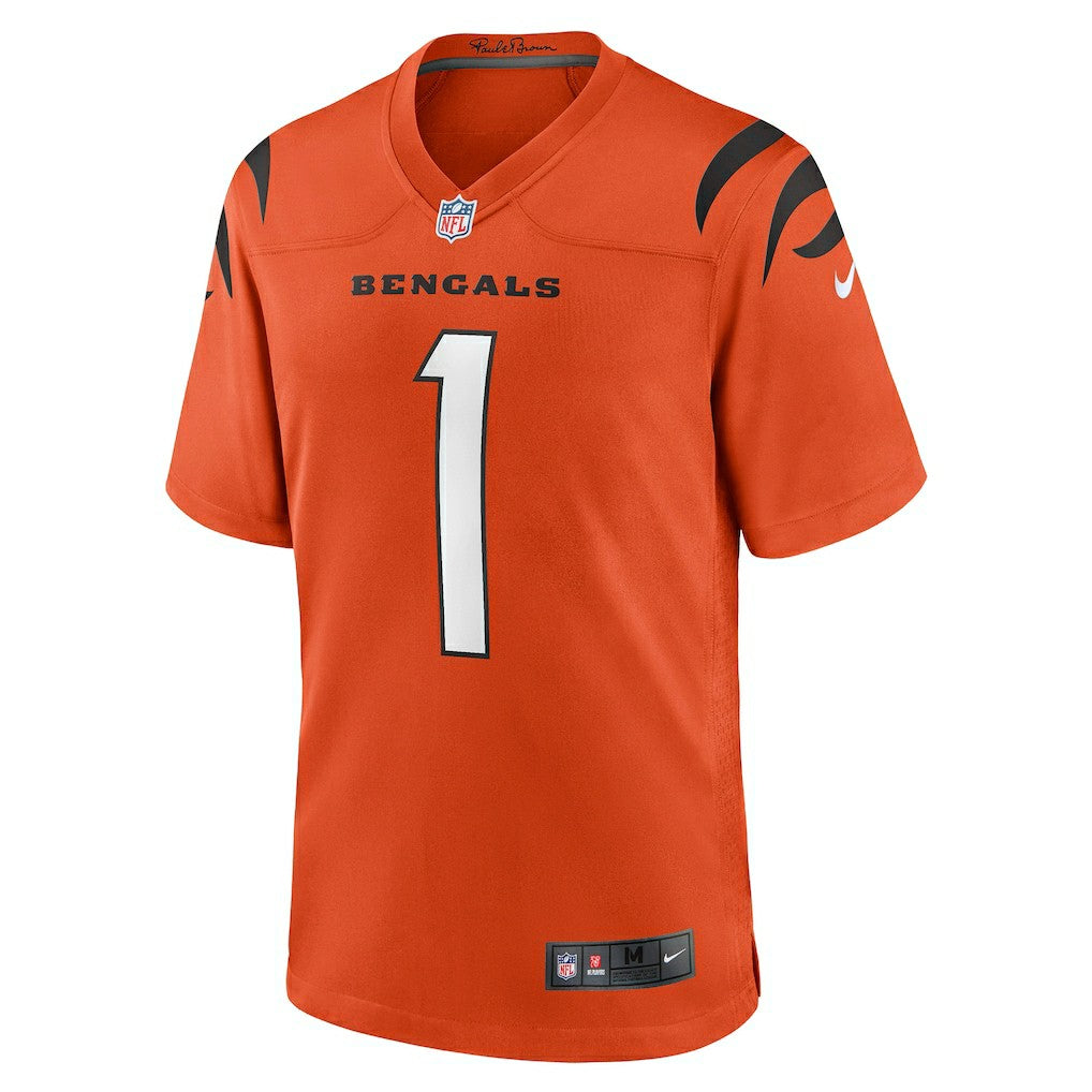 Ja'Marr Chase Cincinnati Bengals Alternate Game Jersey Orange | Nike for Sale