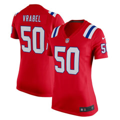 Mike Vrabel New England Patriots Women's Retired Game Jersey Red | Nike for Sale