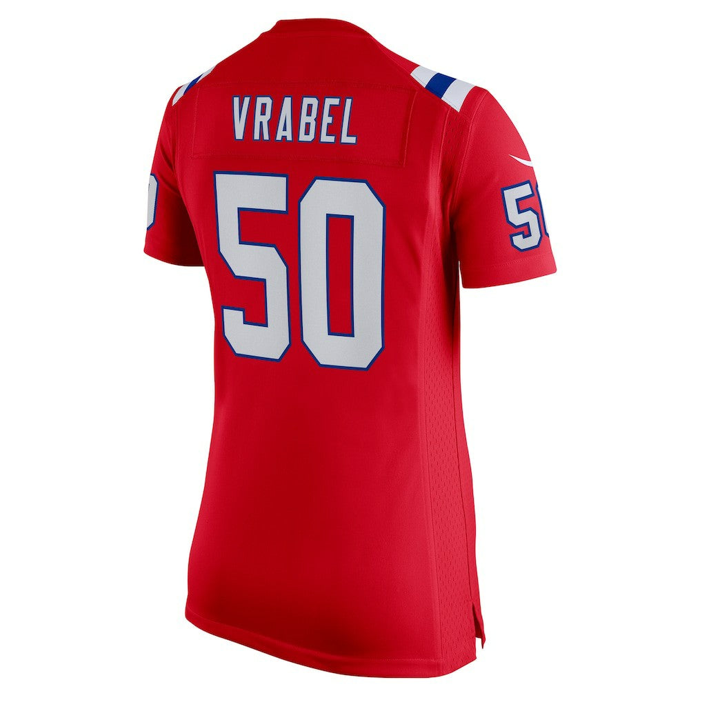 Mike Vrabel New England Patriots Women's Retired Game Jersey Red | Nike for Sale