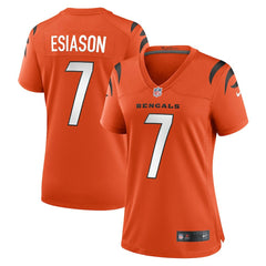 Boomer Esiason Cincinnati Bengals Women's Retired Game Jersey Orange | Nike for Sale