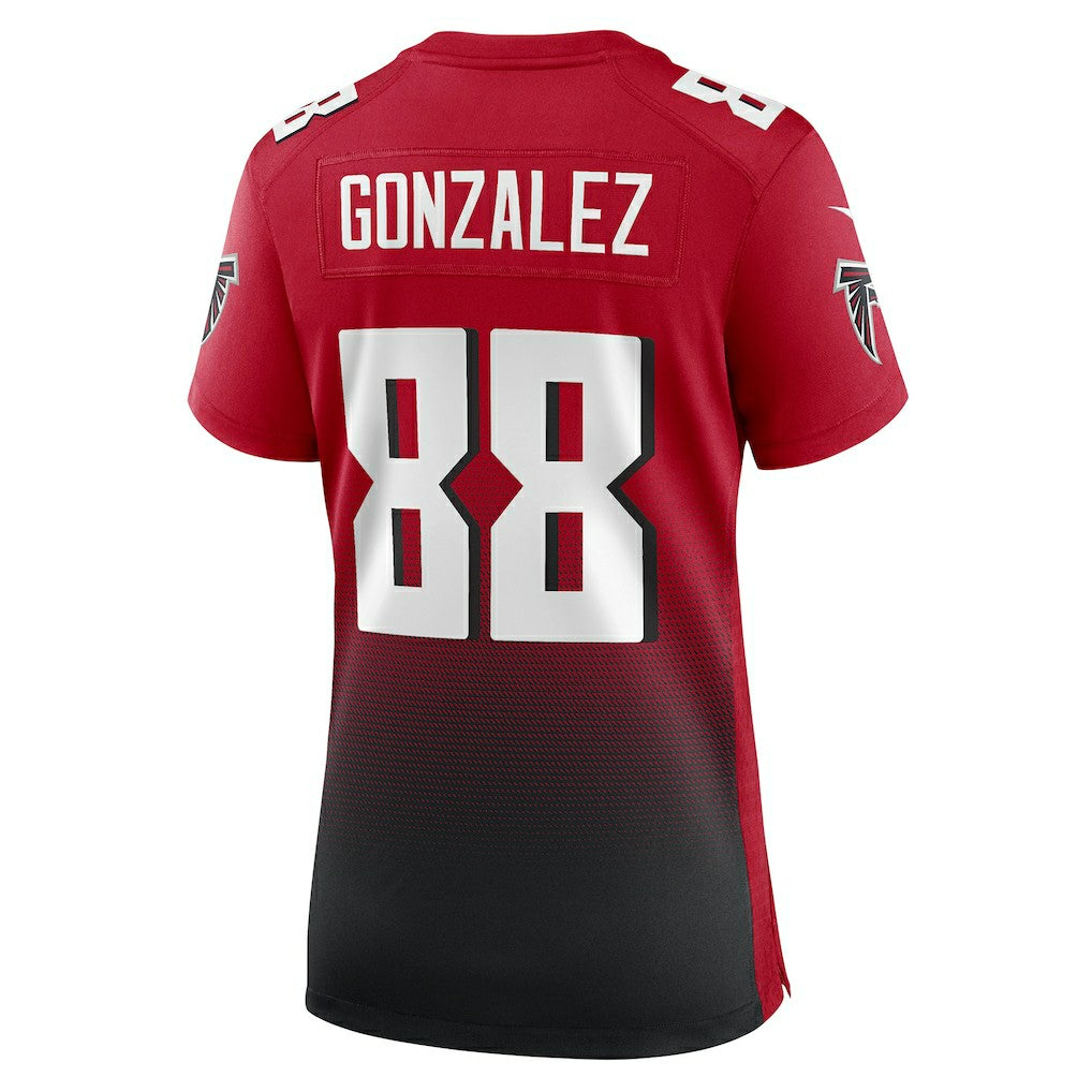 Tony Gonzalez Atlanta Falcons Women's Retired Game Jersey Red | Nike for Sale