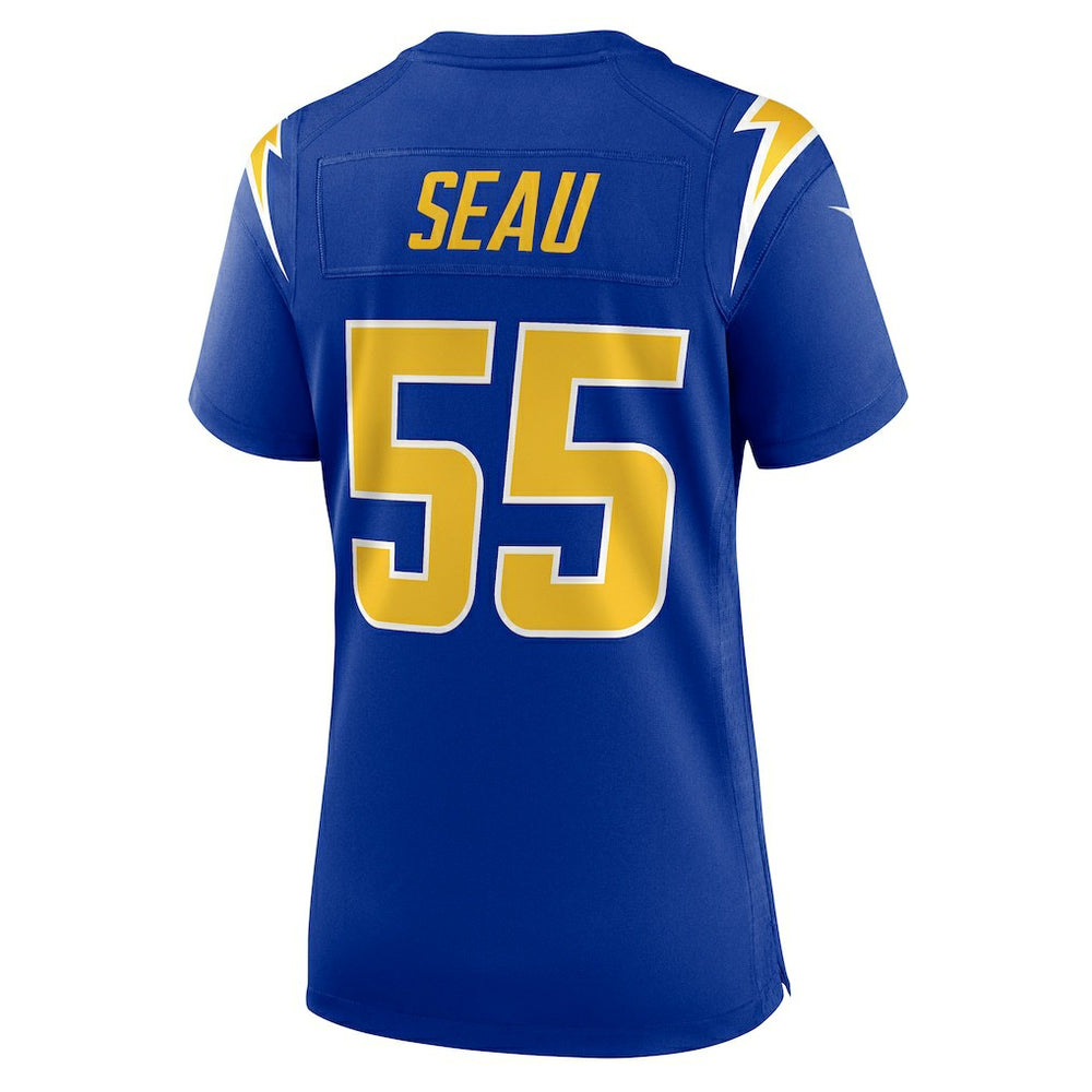 Junior Seau Los Angeles Chargers Women's Retired Game Jersey Royal | Nike for Sale