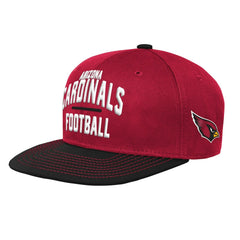 Arizona Cardinals Youth Lock Up Snapback Hat Cardinal/Black | NFL