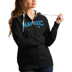 Orlando Magic Antigua Women's Team Victory Full-Zip Hoodie Black - NBA