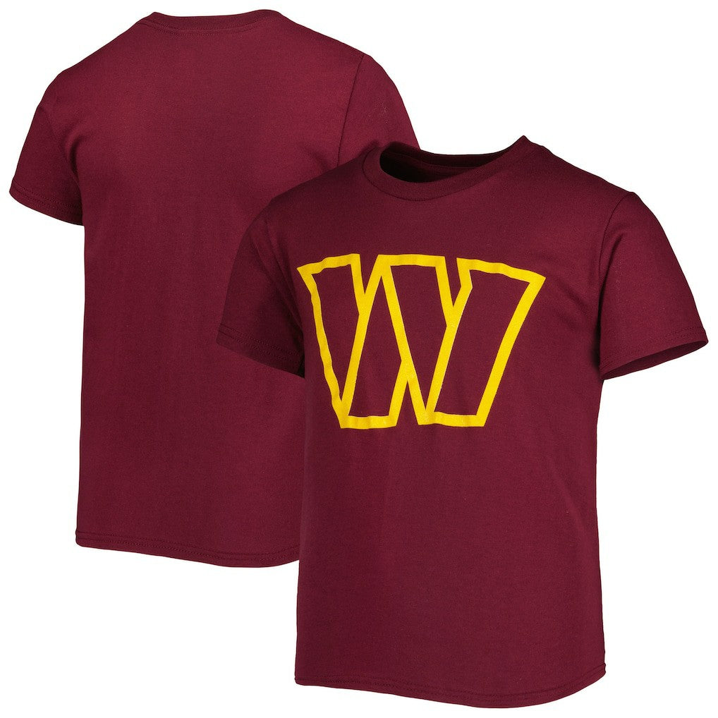 Washington Commanders Youth Team Logo T-Shirt Burgundy | NFL