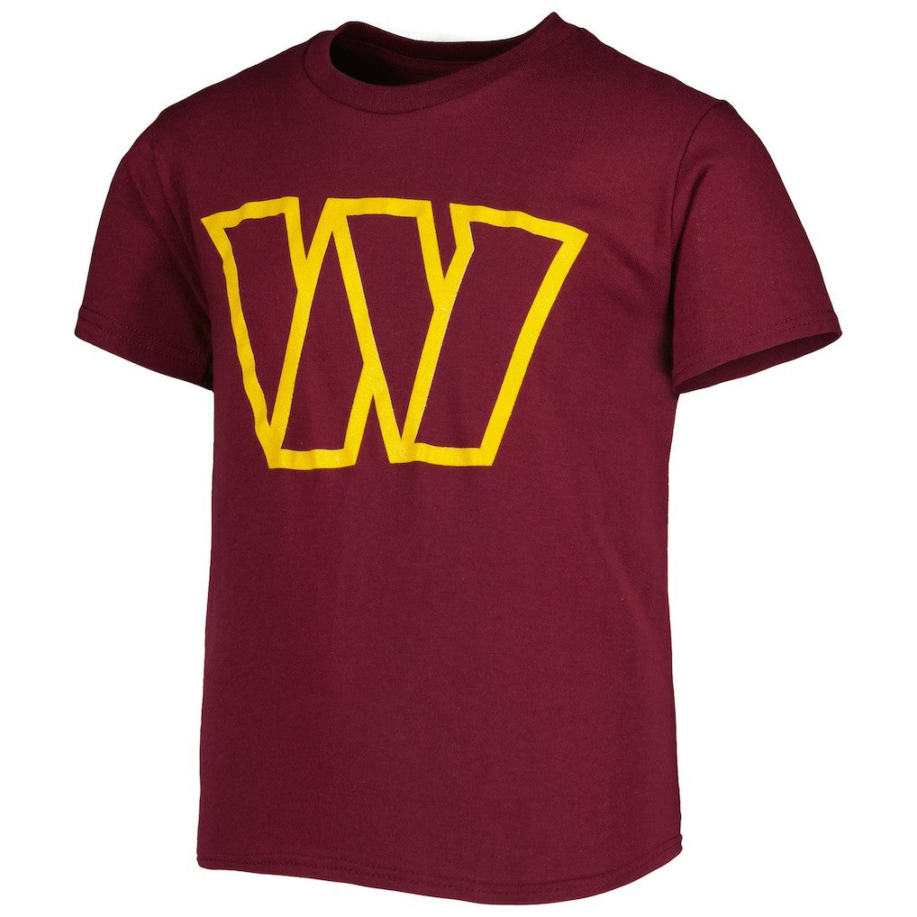Washington Commanders Youth Team Logo T-Shirt Burgundy | NFL