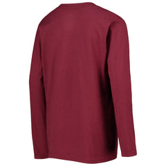 Washington Commanders Youth Primary Team Logo Long Sleeve T-Shirt Burgundy | NFL