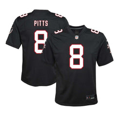 Kyle Pitts Sr. Atlanta Falcons Youth Game Jersey Black | Nike for Sale