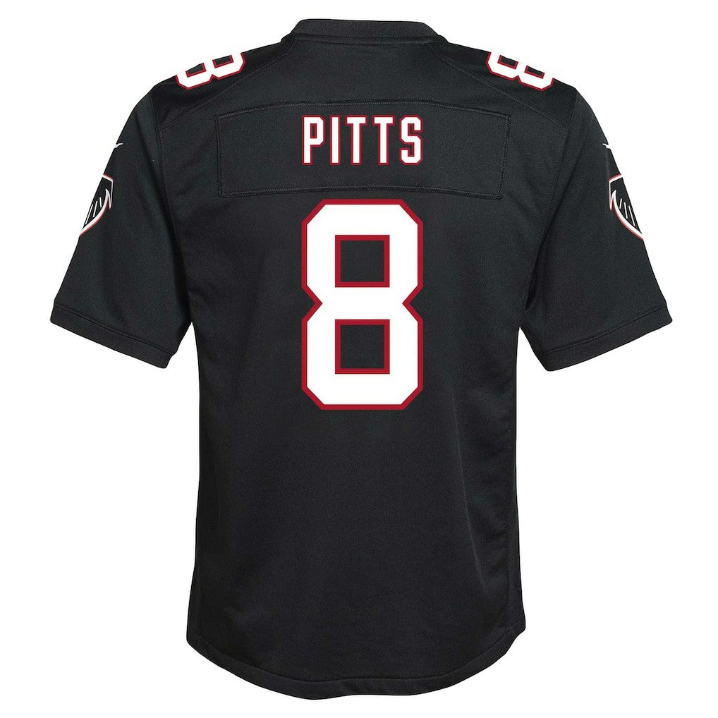 Kyle Pitts Sr. Atlanta Falcons Youth Game Jersey Black | Nike for Sale