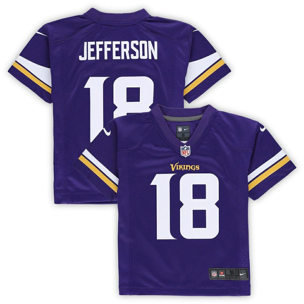 Justin Jefferson Minnesota Vikings Preschool Game Jersey Purple | Nike for Sale