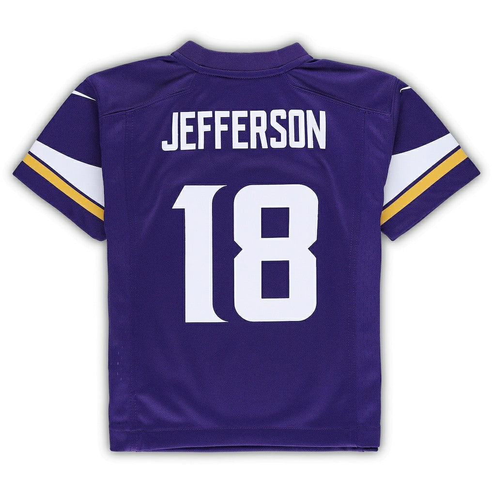 Justin Jefferson Minnesota Vikings Preschool Game Jersey Purple | Nike for Sale