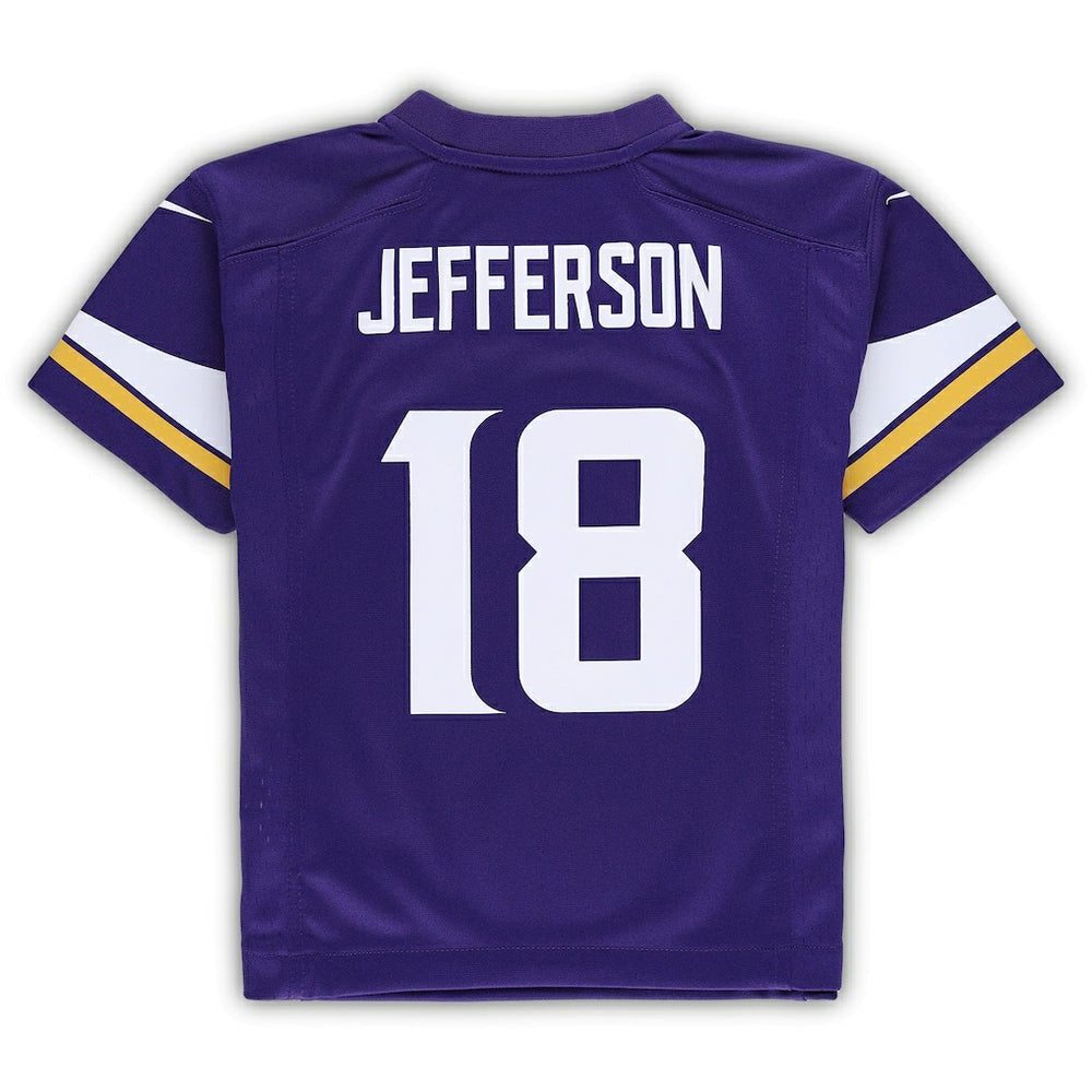 Justin Jefferson Minnesota Vikings Preschool Game Jersey Purple | Nike for Sale