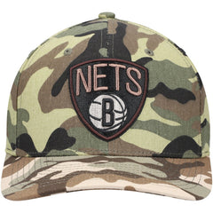 Brooklyn Nets Woodland Desert Snapback Hat Camo - NBA