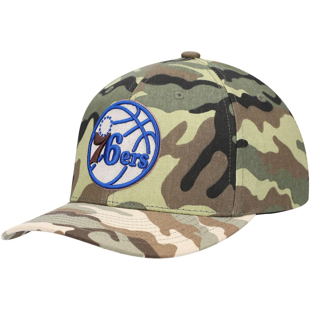 Philadelphia 76ers Woodland Desert Snapback Hat Camo - NBA