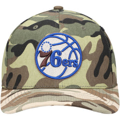 Philadelphia 76ers Woodland Desert Snapback Hat Camo - NBA