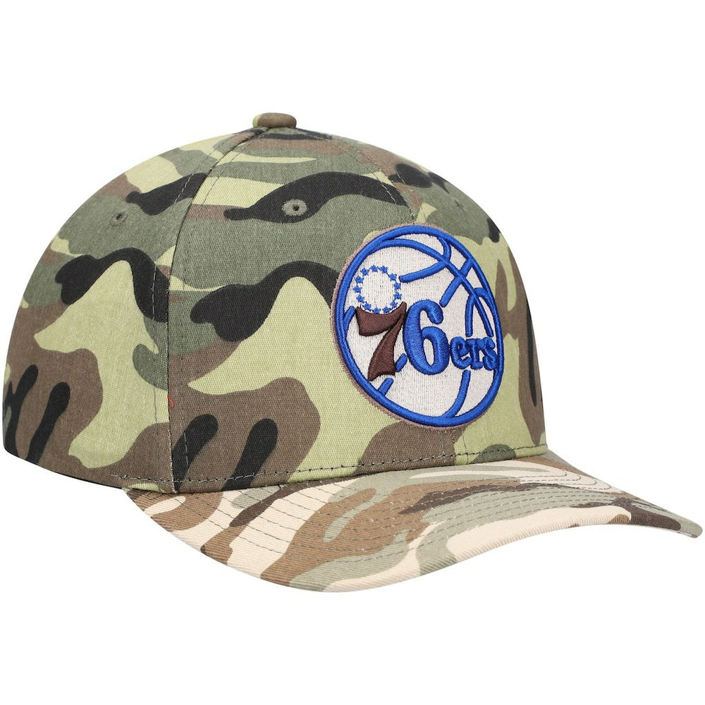 Philadelphia 76ers Woodland Desert Snapback Hat Camo - NBA