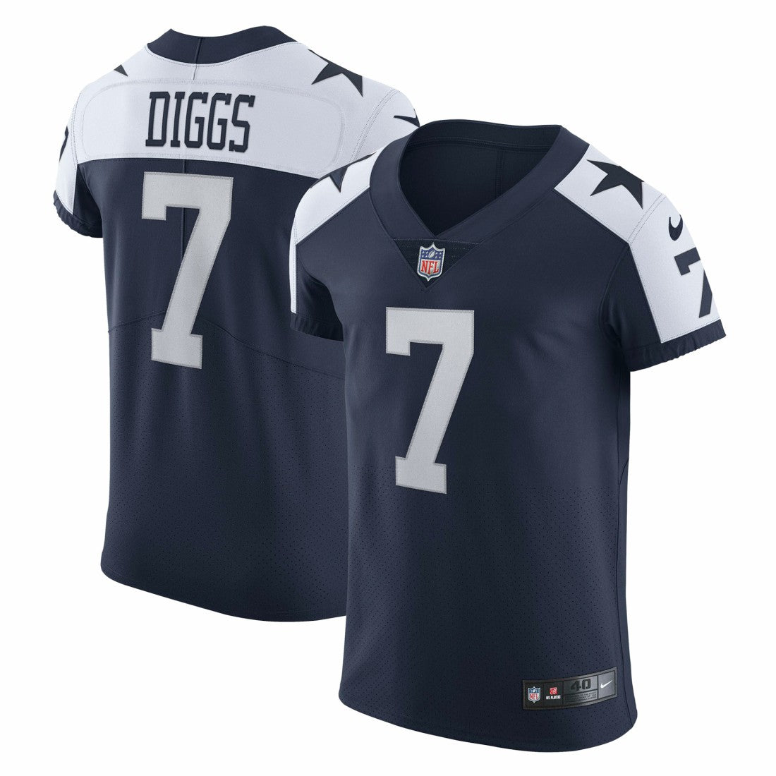 Trevon Diggs Dallas Cowboys Alternate Vapor Elite Jersey Navy | Nike for Sale