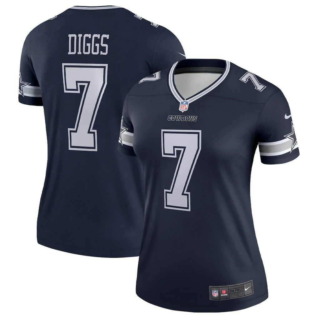 Trevon Diggs Dallas Cowboys Women's Legend Player Performance Top Navy | Nike for Sale