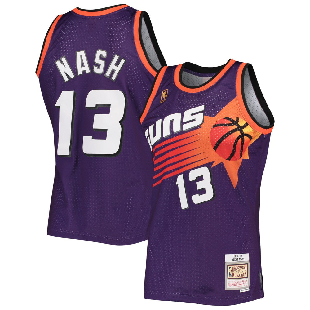 Steve Nash Phoenix Suns 1996/97 Hardwood Classics Swingman Jersey Purple - NBA
