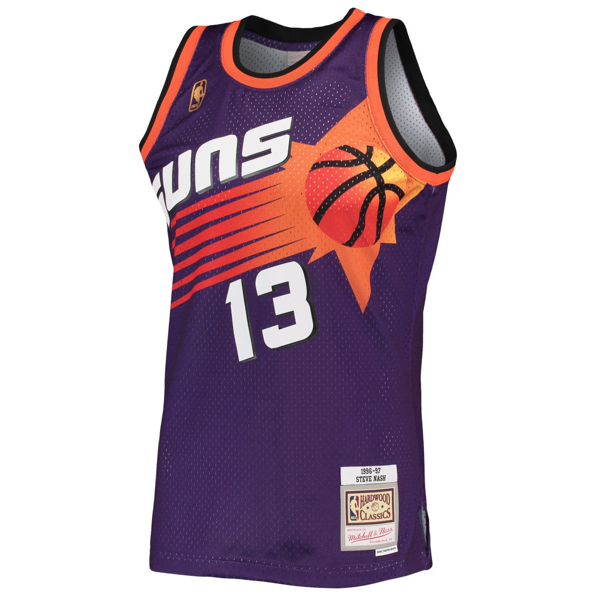 Steve Nash Phoenix Suns 1996/97 Hardwood Classics Swingman Jersey Purple - NBA