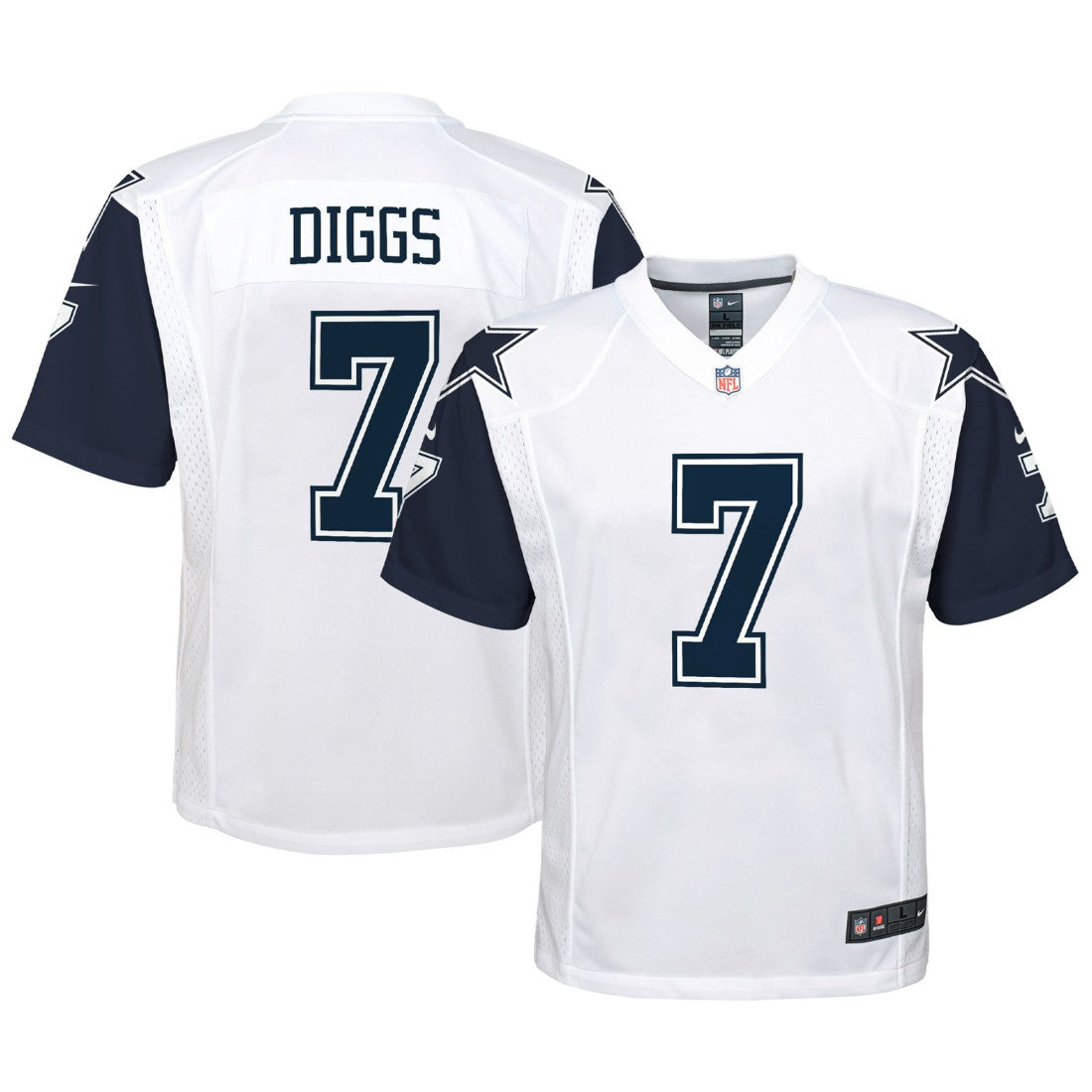 Trevon Diggs Dallas Cowboys Youth Alternate Game Jersey White | Nike for Sale