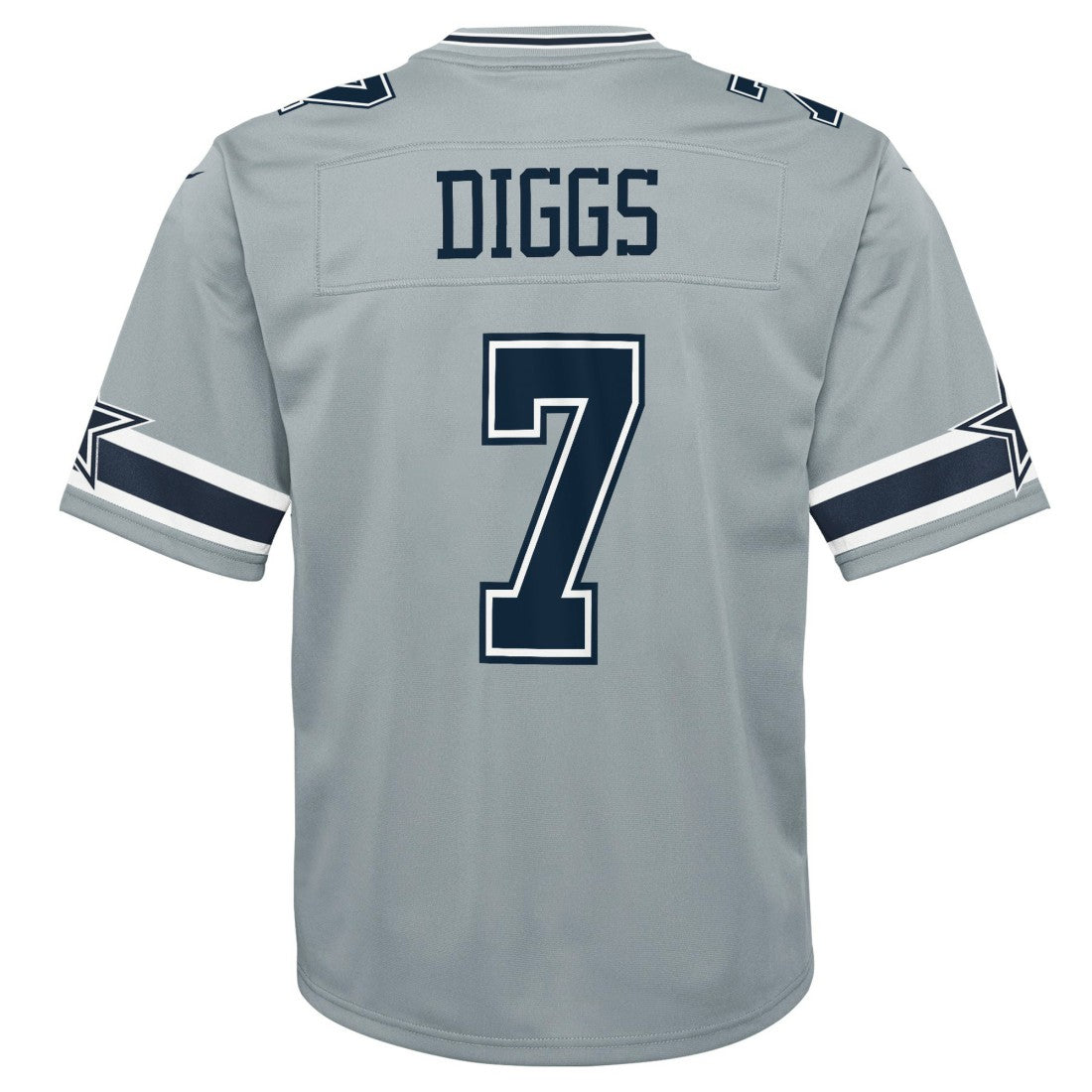 Trevon Diggs Dallas Cowboys Youth Inverted Game Jersey Silver | Nike for Sale