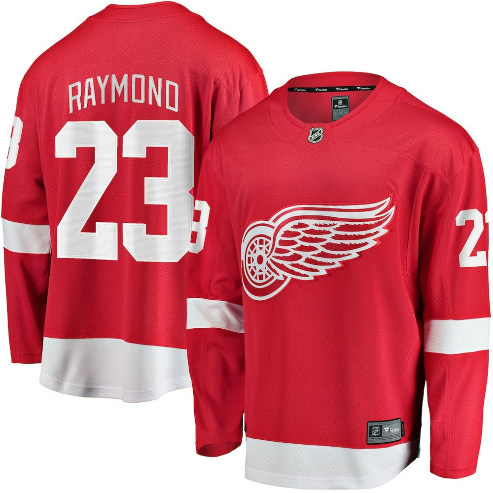Lucas Raymond Detroit Red Wings Fanatics Home Breakaway Player Jersey - Red - NHL