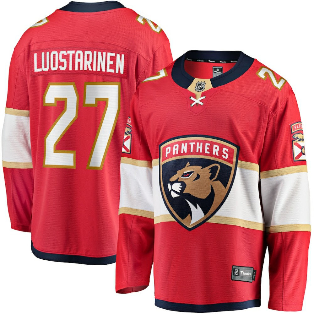 Eetu Luostarinen Florida Panthers Fanatics Home Breakaway Player Jersey - Red - NHL
