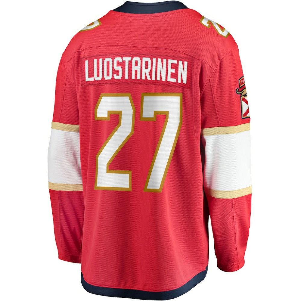 Eetu Luostarinen Florida Panthers Fanatics Home Breakaway Player Jersey - Red - NHL