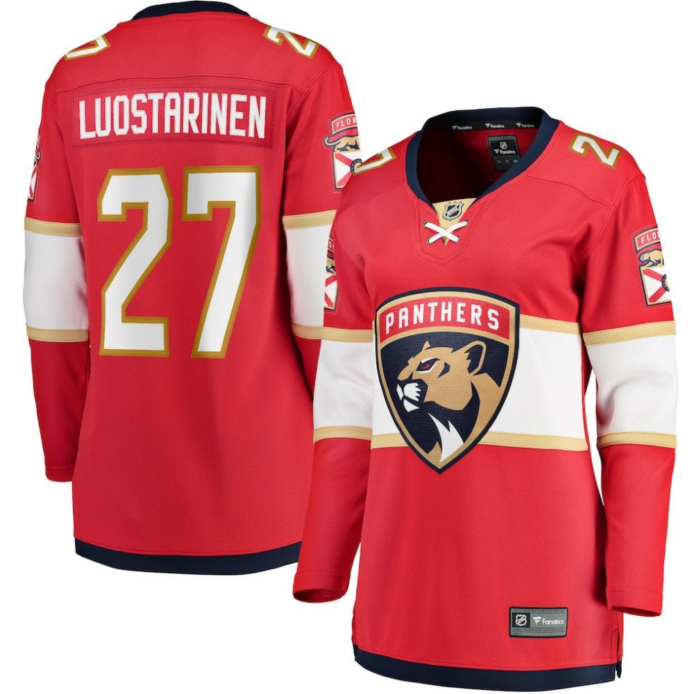 Eetu Luostarinen Florida Panthers Fanatics Women's Home Breakaway Player Jersey - Red - NHL