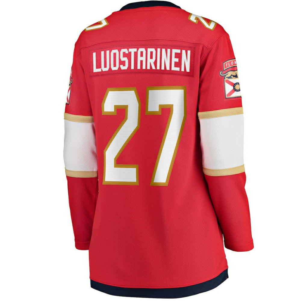 Eetu Luostarinen Florida Panthers Fanatics Women's Home Breakaway Player Jersey - Red - NHL