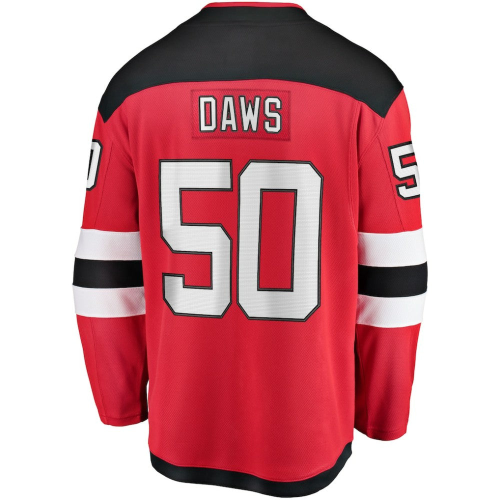 Nico Daws New Jersey Devils Fanatics Home Breakaway Player Jersey - Red - NHL