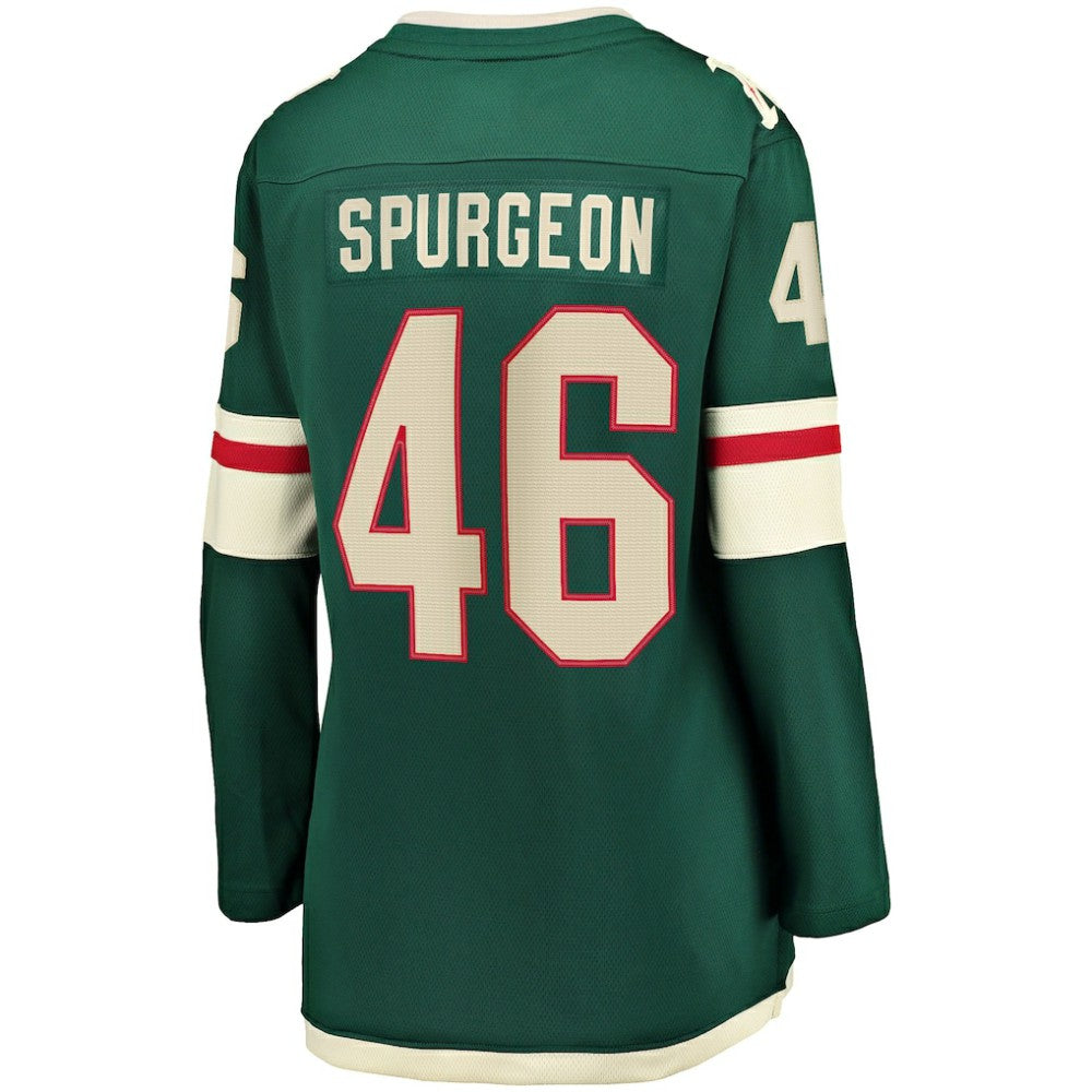 Jared Spurgeon Minnesota Wild Women's Home Breakaway Player Jersey - Green - NHL