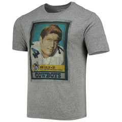 Bob Lilly Dallas Cowboys Name & Number Tri-Blend T-Shirt Heathered Gray | NFL