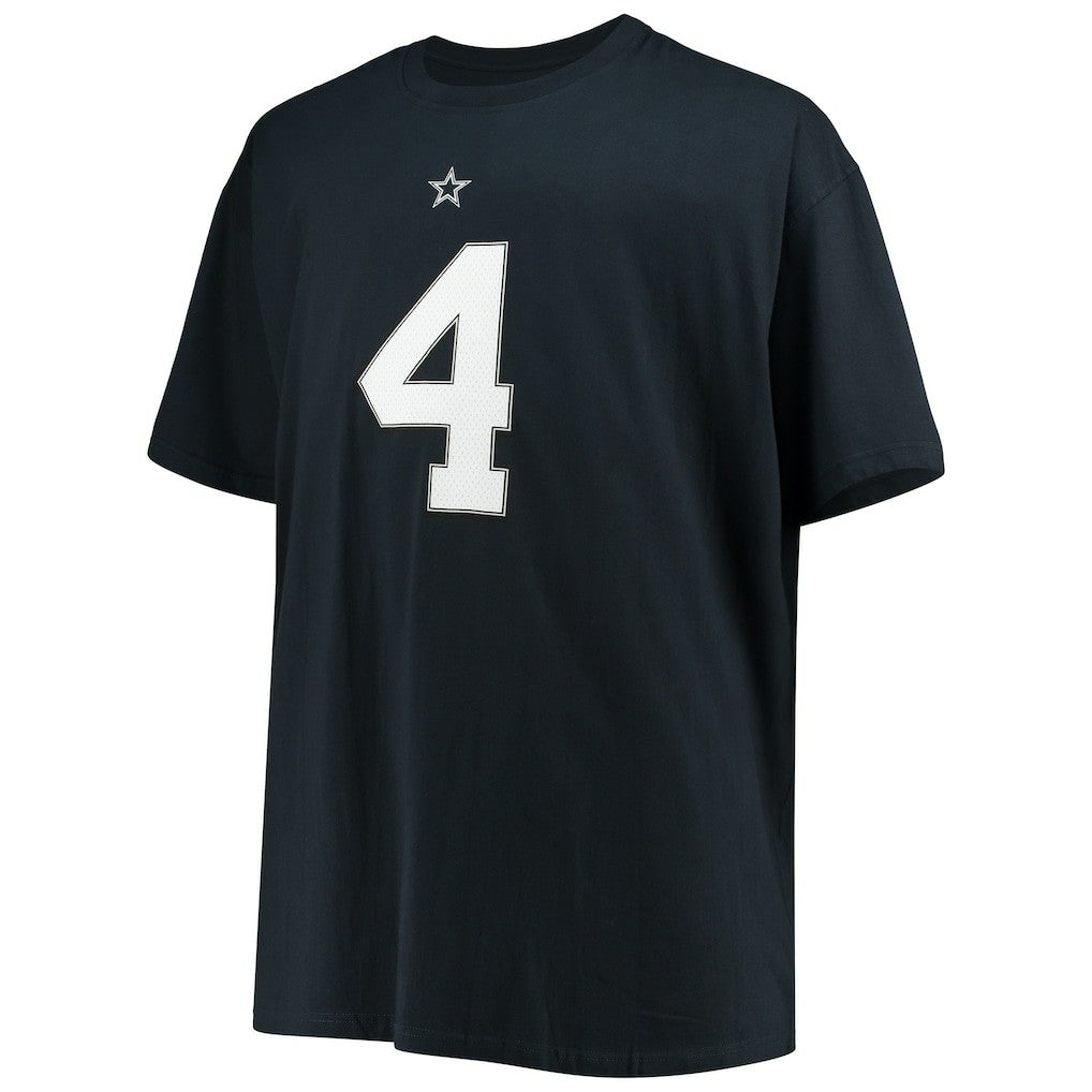 Dak Prescott Dallas Cowboys Big & Tall Player Name & Number T-Shirt Navy | NFL