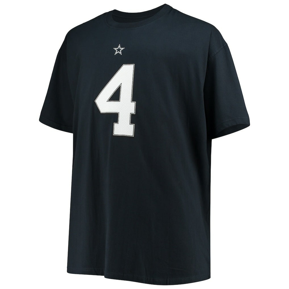 Dak Prescott Dallas Cowboys Big & Tall Player Name & Number T-Shirt Navy | NFL