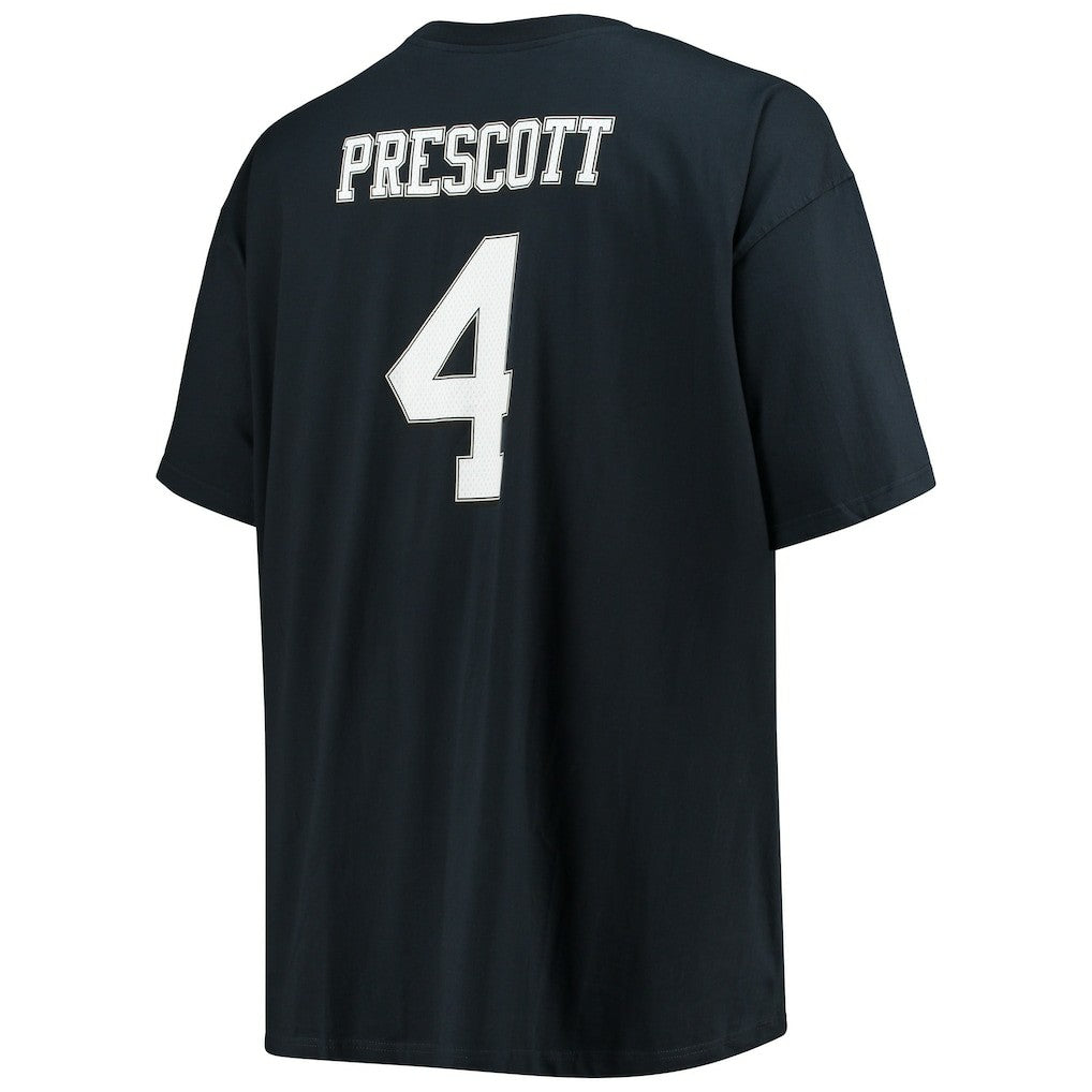 Dak Prescott Dallas Cowboys Big & Tall Player Name & Number T-Shirt Navy | NFL