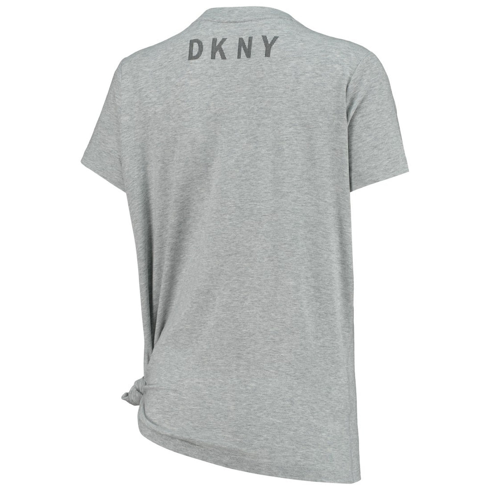 Dallas Cowboys DKNY Sport Women's Ava Tri-Blend T-Shirt Heathered Gray | NFL