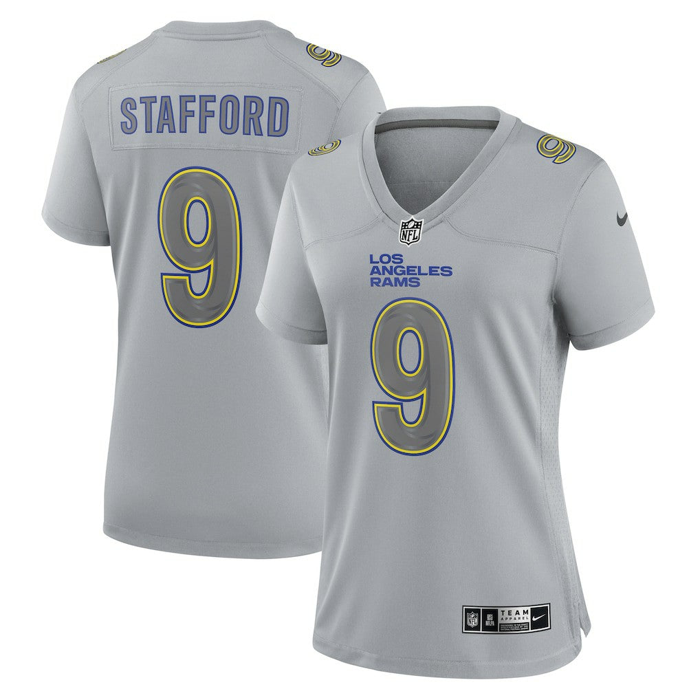 Matthew Stafford Los Angeles Rams Women's Atmosphere Fashion Game Jersey Gray | Nike for Sale