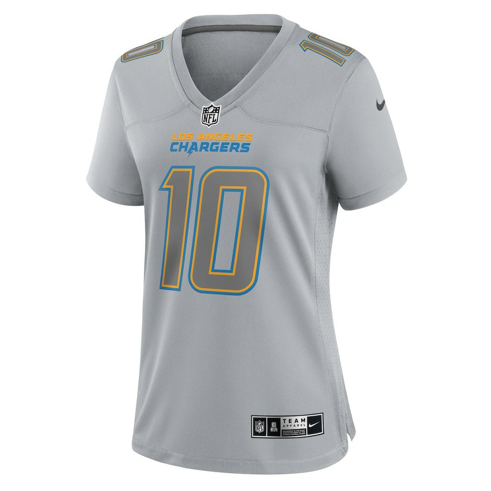 Justin Herbert Los Angeles Chargers Women's Atmosphere Fashion Game Jersey Gray | Nike for Sale