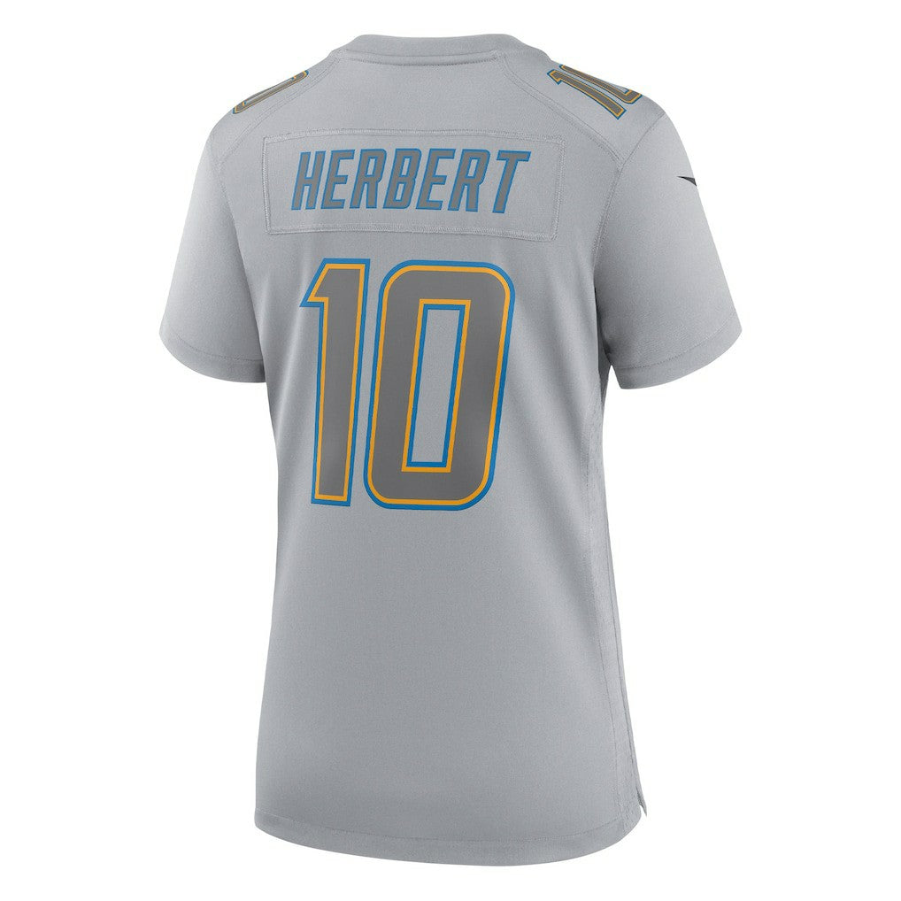 Justin Herbert Los Angeles Chargers Women's Atmosphere Fashion Game Jersey Gray | Nike for Sale