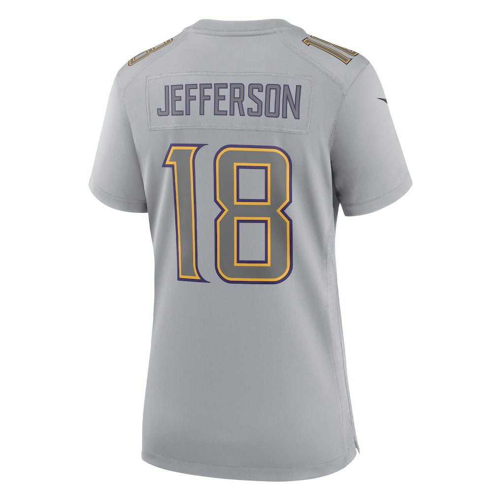 Justin Jefferson Minnesota Vikings Women's Atmosphere Fashion Game Jersey Gray | Nike for Sale