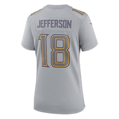 Justin Jefferson Minnesota Vikings Women's Atmosphere Fashion Game Jersey Gray | Nike for Sale