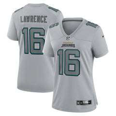 Trevor Lawrence Jacksonville Jaguars Women's Atmosphere Fashion Game Jersey Gray | Nike for Sale