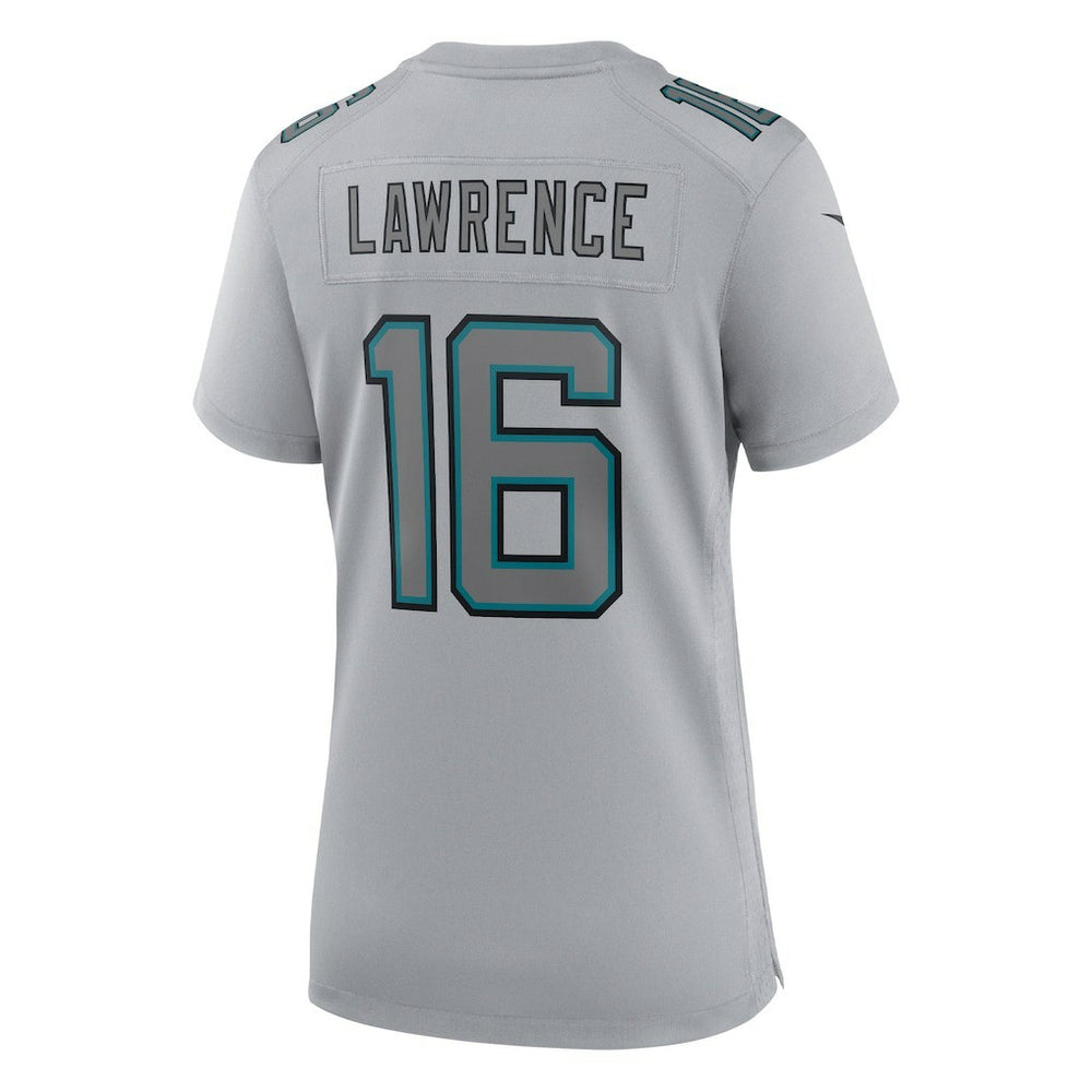 Trevor Lawrence Jacksonville Jaguars Women's Atmosphere Fashion Game Jersey Gray | Nike for Sale