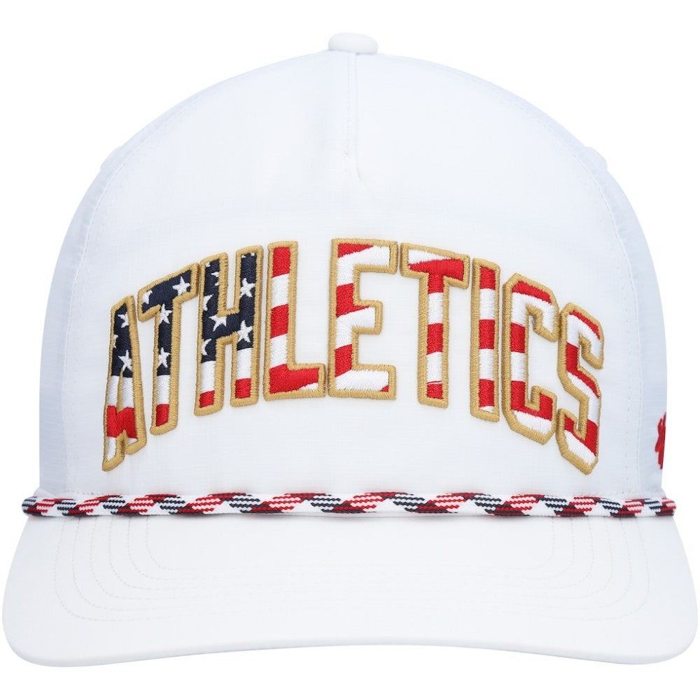 Athletics '47 Flag Flutter Hitch Snapback Hat - MLB